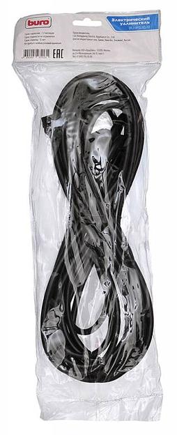 Сетевой удлинитель Buro BU-PS1.10/B 10м (1 розетка) черный (пакет ПЭ) фото 5