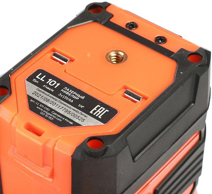 Нивелир лазерн. Patriot LL 101 2кл.лаз. 650нм цв.луч. красный 2луч. (120101101) фото 8