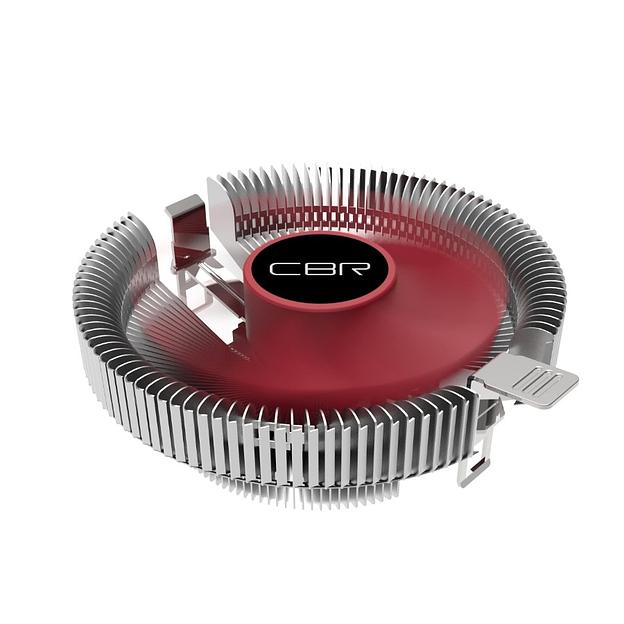CBR CBR80 Кулер Socket 775/115X/1200/1700/AM2/AM3/AM4/FM1/FM2/754/940/939, TDP 65W, 90mm Fan, 2000RPM, HB, 3pin, 23.6db фото 1