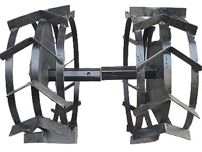 Грунтозацеп 420*32*200/ось-шестигранник/ 3-х полосный фото 1