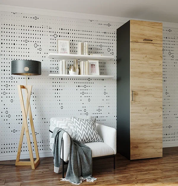 Шкаф распашной Sanvut 600х500х2325 мм арт.Ш6319 ОПТ фото 2