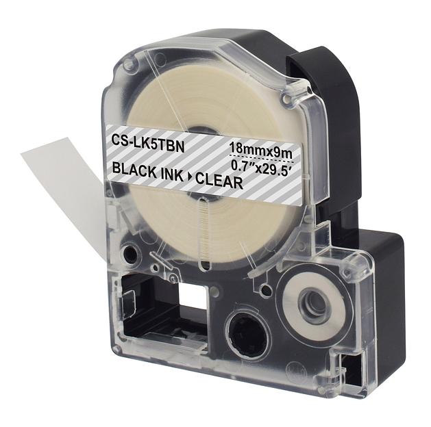 Картридж ленточный Cactus CS-LK5TBN черный для Epson LW400/LW700/LW600P/LW1000P/K400/Z700/Z900 фото 3