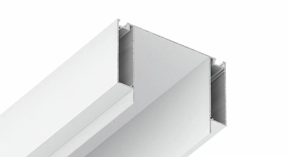 Профиль для ниш FerGipps НС 80 белый ОПТ фото 1