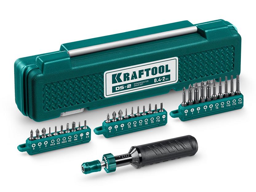 KRAFTOOL DS-2 0.4-2 Нм, динамометрическая отвертка (64034) фото 1