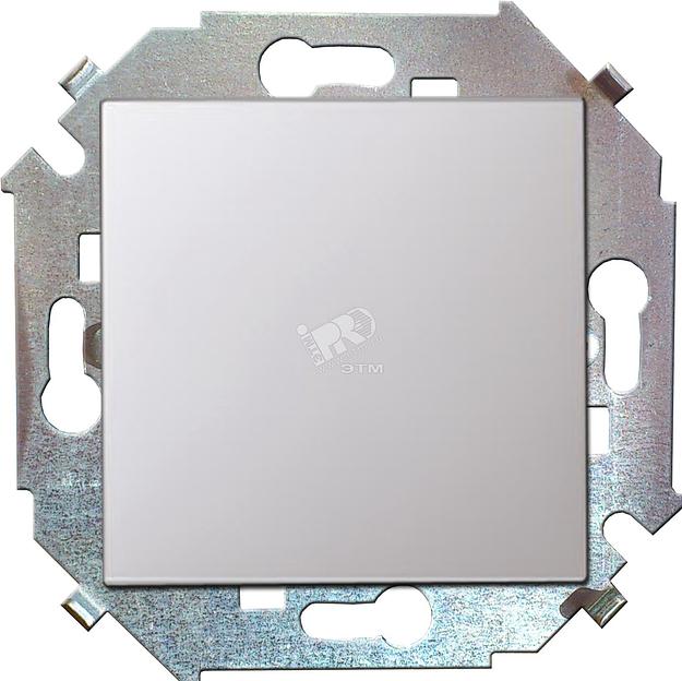 Выключатель одноклавишный, 16А 250В винтовой зажим, белый фото 1