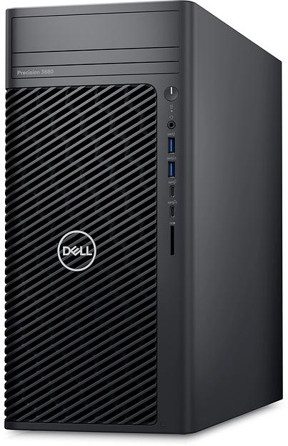 ПК Dell Precision 3680 MT Core i9 14900K (3.2) 64Gb SSD2Tb RTX4500 24Gb Windows 11 Pro GbitEth 300W мышь клавиатура черный (3680-96241) фото 2