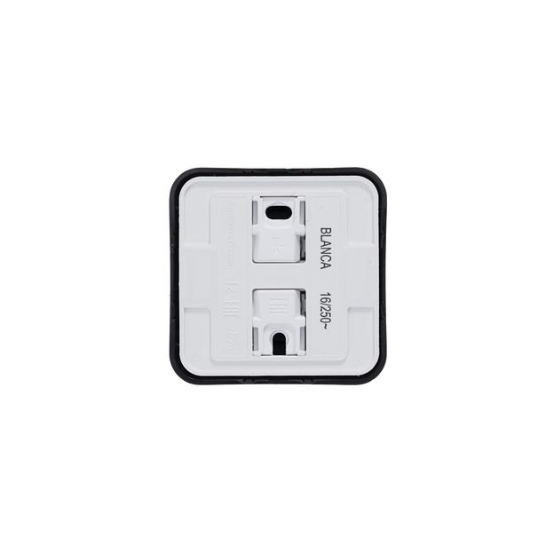Systeme electric BLNRA000116 BLANCA О/У РОЗЕТКА без заземления без штор. ИЗОЛ.ПЛ., 16А, 250В, АНТРАЦИТ фото 5