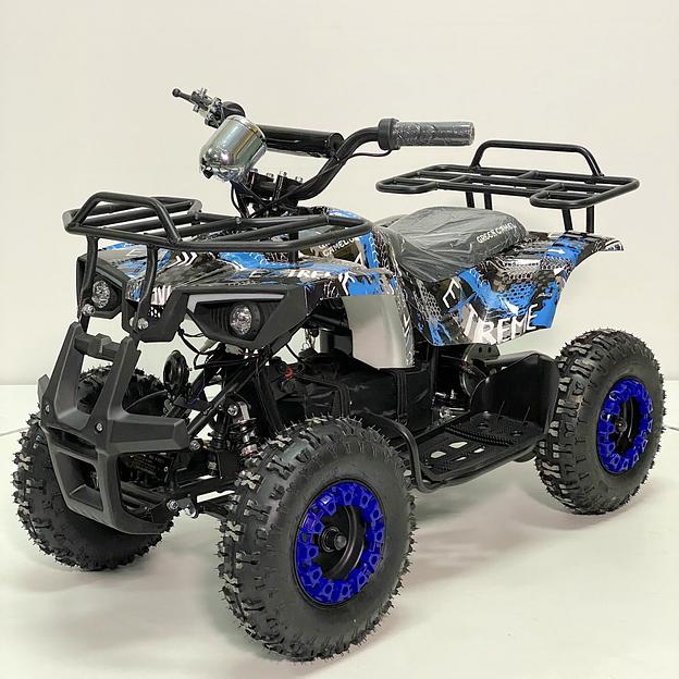 Квадроцикл GreenCamel Гоби K32 (36V 1000W R6 Цепь) ножной тормоз, синий экстрим фото 1