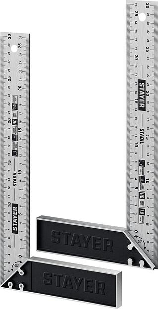 STAYER 300 мм, столярный угольник, Professional (3431-30) фото 2