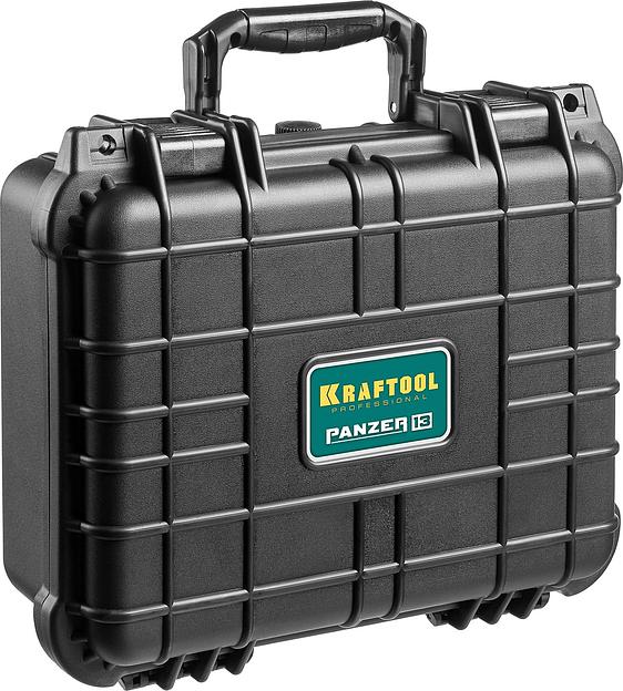 KRAFTOOL PANZER-13, 340 х 290 х 150 мм, (13″), IP55, ударопрочный пластиковый ящик (38251-13) фото 1