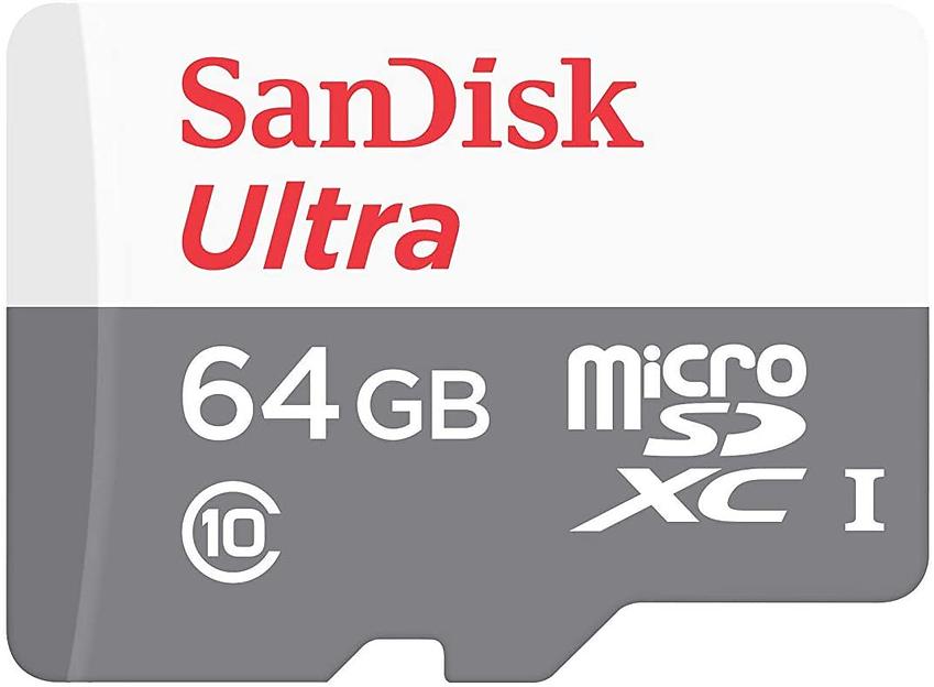 Флеш карта microSDXC 64Gb Class10 Sandisk SDSQUNR-064G-GN3MN Ultra Light w/o adapter фото 1