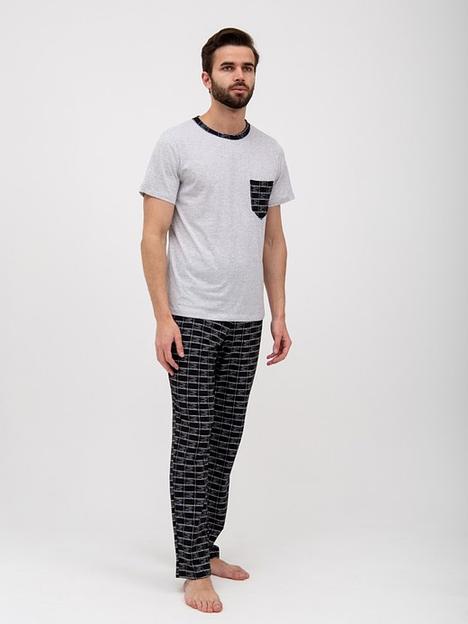 Трикотажный костюм «Валентин» (Светло-серый) фото 1