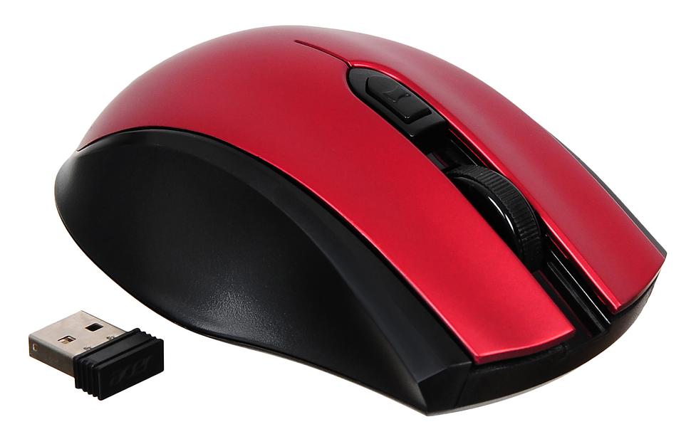 Мышь Acer OMR032 черный/красный оптическая (1600dpi) беспроводная USB (3but) фото 6