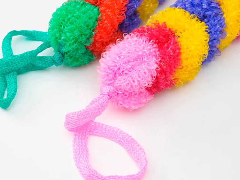 Мочалка полипропиленовая, «Косичка», Опт фото 1