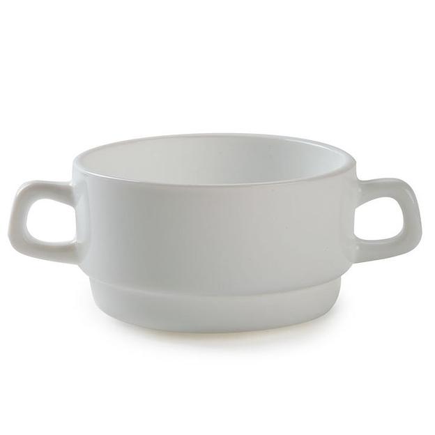 Бульонница 310 мл. d=100 мм. h=55 мм. с ручками Ресторан /6/24/1080/ фото 1