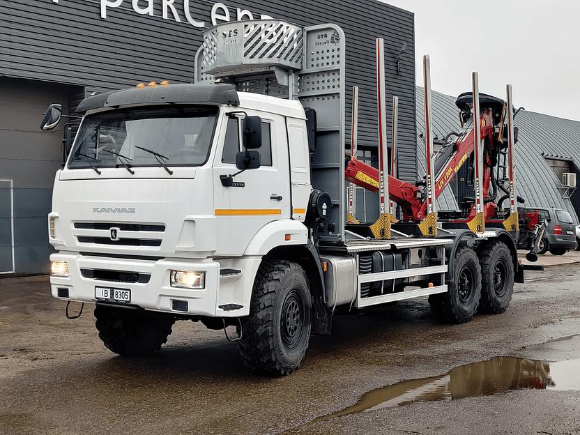 Камаз 43118 с манипулятором и надстройкой Sts-Forest фото 1