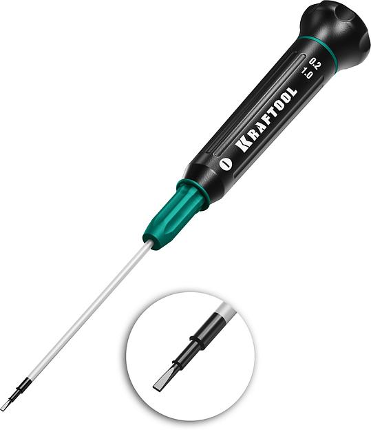 KRAFTOOL Precision SL1.0, отвертка для точных работ (25681-1.0) фото 1