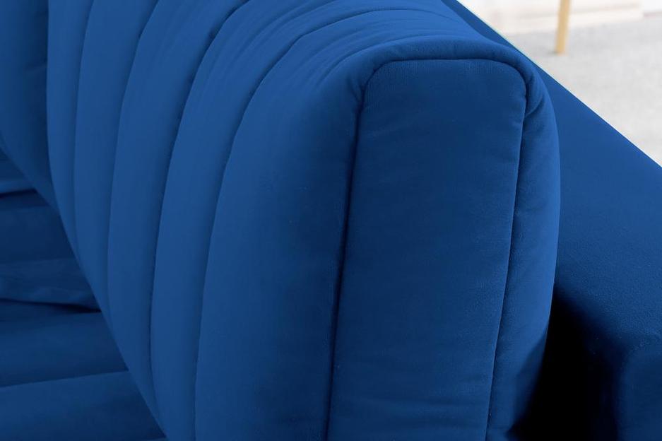 Прямой диван «Пекин» СТАНДАРТ, Мора синий фото 7