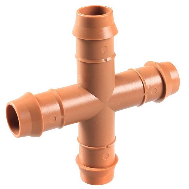 16 Х фитинг проходной коричневый СС0117 фото 1