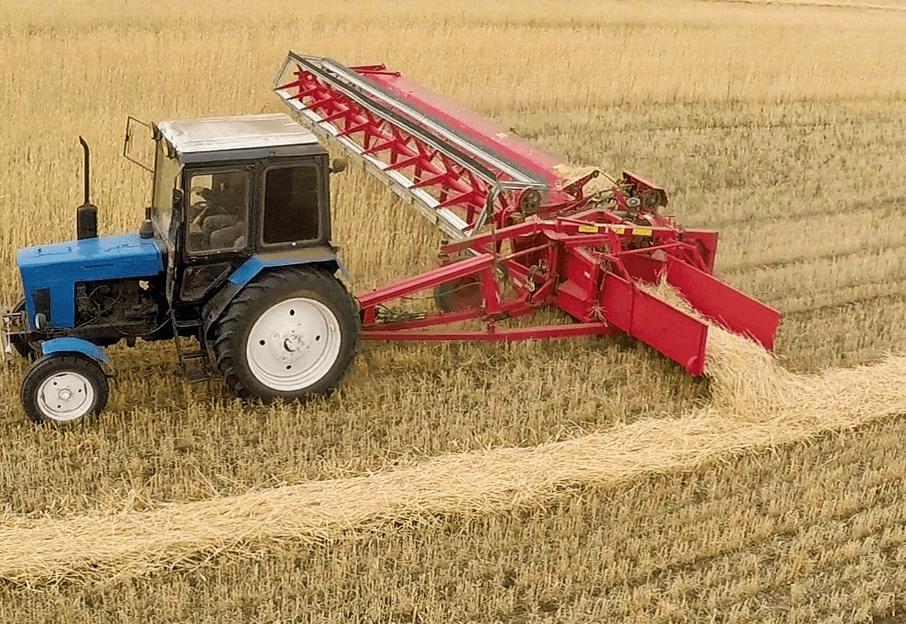 Жатка прицепная для укладки спаренного валка «Дон Мар» ЖН-12, 12,1 мм фото 2