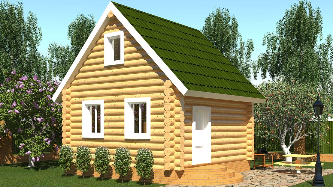 Проект дома ДД-50-4 6x6 фото 1