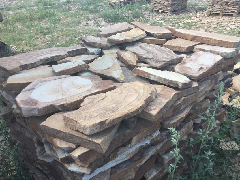 Песчаник плитняк Орех /м2 (50-60 мм) фото 1