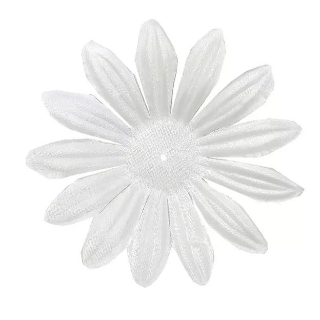 Заг-ка для ромашки атласной YZ-24 белой 1 слой 16,5см 653шт/кг фото 2