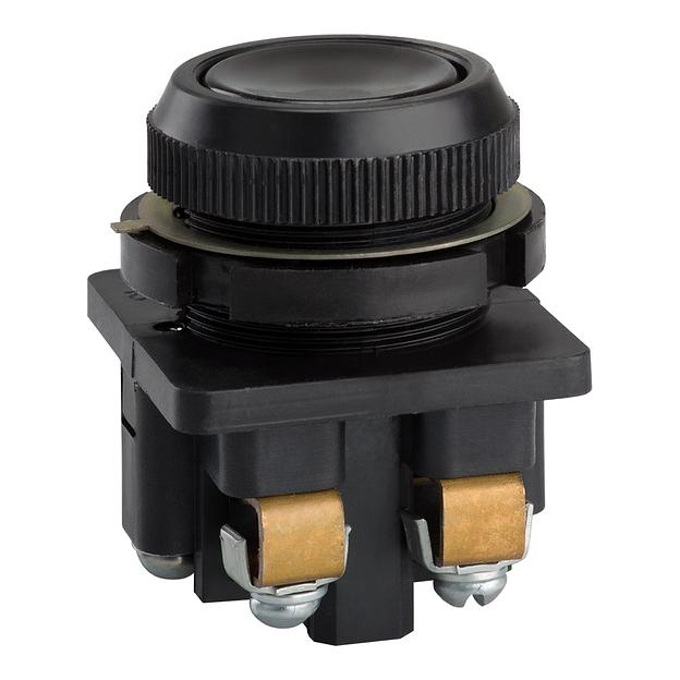 Выключатель кнопочный КЕ 011-У3-исп.1- (черный) фото 1