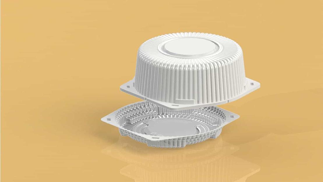 Упаковка для торта УТ-30 круглая ОПТ фото 2