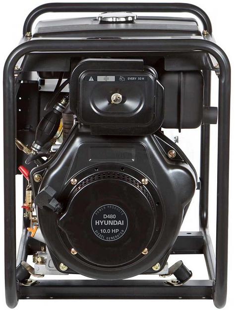 Генератор Hyundai DHY 6500L 5.5кВт фото 2