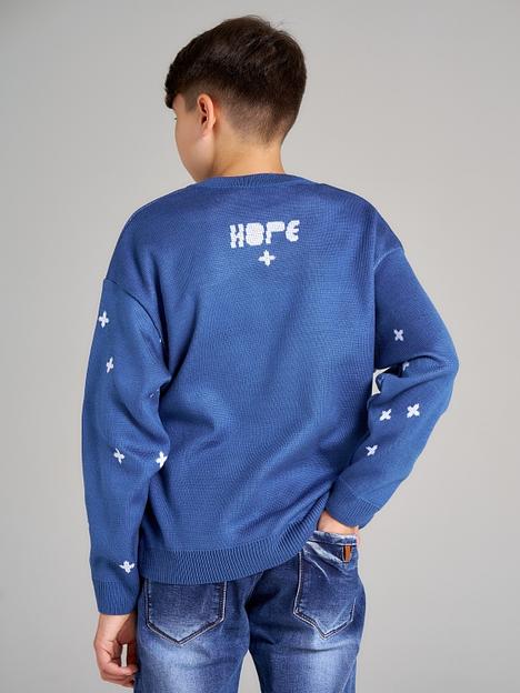 Джемпер «Инспаер 2» синий, для мальчиков ОПТ фото 2