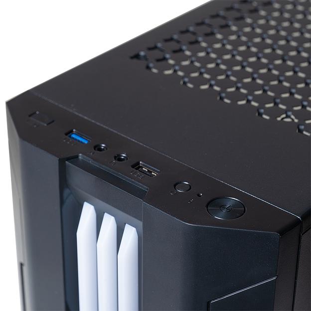 Корпус Alseye Auro 3.0, Без БП, ATX, чёрный, 2xUSB2, 1xUSB3, бок: закалённое стекло (AS.07.0017) фото 3