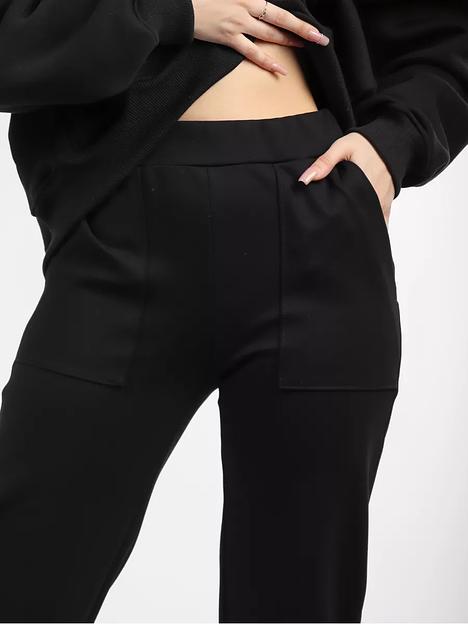 Брюки женские OKSMILE «Джерси» чёрные фото 6