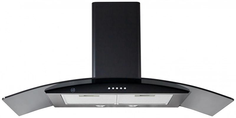 Вытяжка каминная MBS Ruta 190 Glass Black черный стекло управление: кнопочное (1 мотор) фото 2