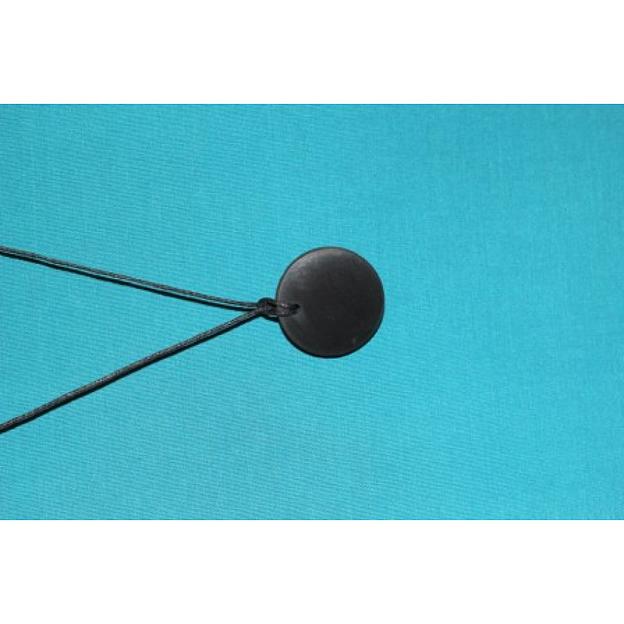 Кулон из шунгита «Круг 30 мм» ОПТ фото 1