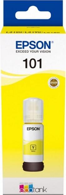 Картридж струйный Epson L101 C13T03V44A желтый (6000стр.) (70мл) для Epson L4150/L4160/L6160/L6170/L6190 фото 1