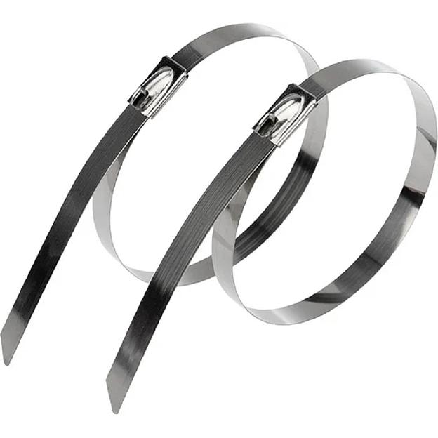 Rexant (07-0410) Стяжка кабельная стальная (304) 400x7,9мм (50 шт/уп) фото 1