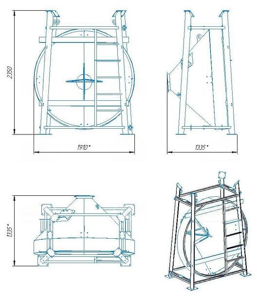 Растариватель биг-бегов цемента РМК-2МР фото 10
