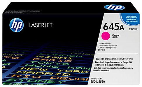 Картридж лазерный HP 645A C9733AC пурпурный (12000стр.) для HP 5500/5550/5550dn/5550dtn/5550hdn/5550n (техн.упак) фото 1