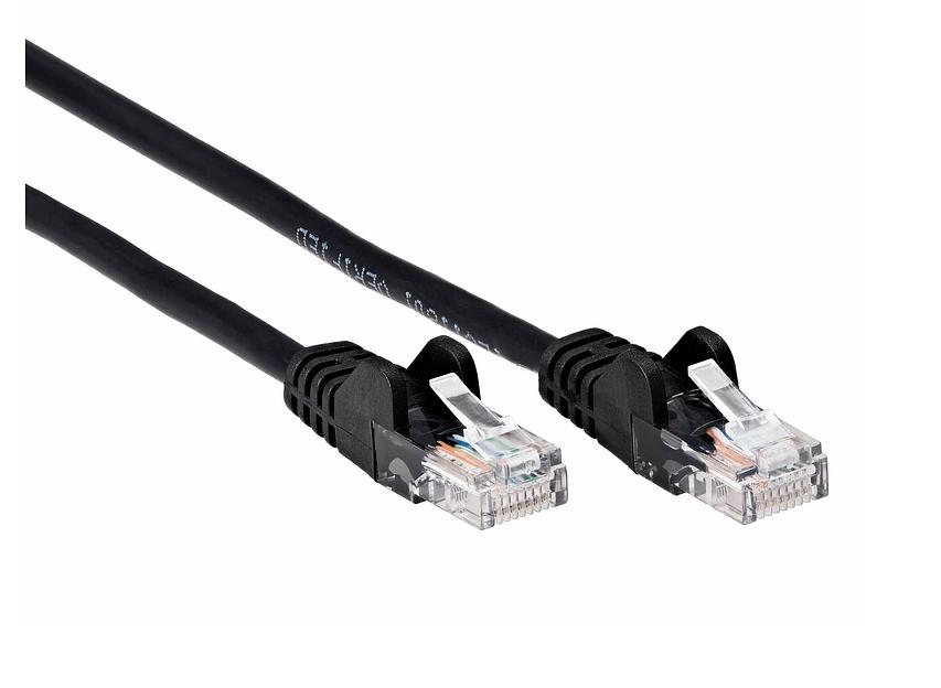 Патчкорд литой iOpen UTP кат.5е 7,5м черный фото 1