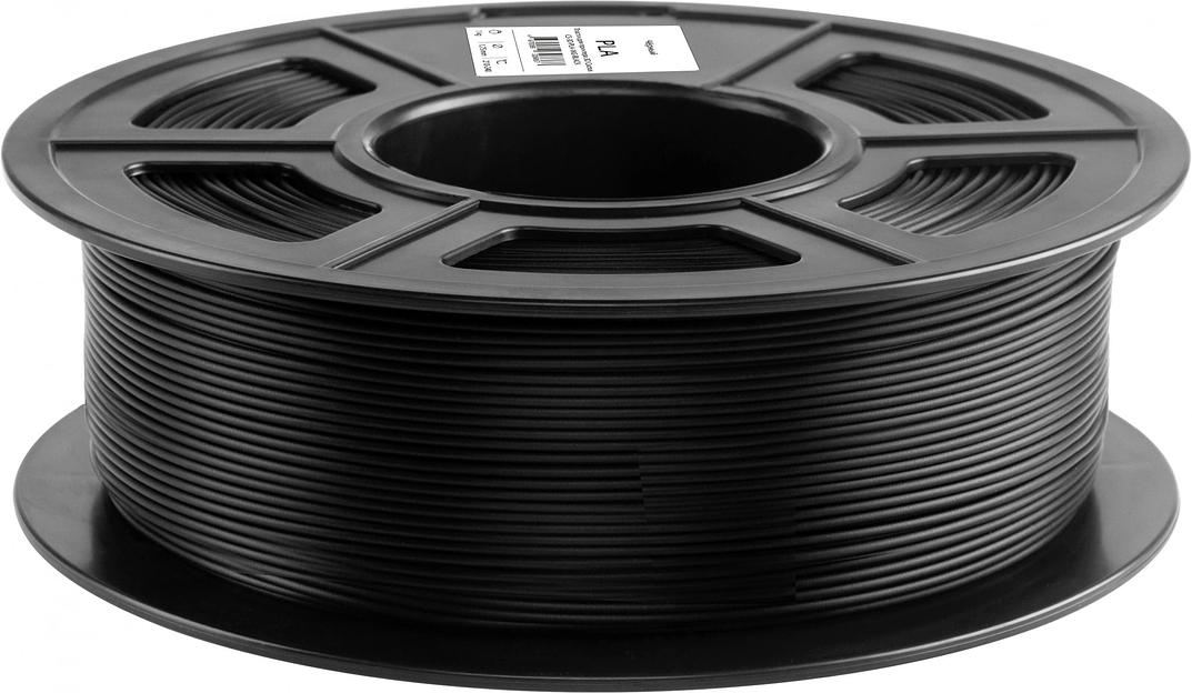 Пластик для принтера 3D Cactus CS-3D-PLA-1KG-BLACK PLA d1.75мм 1кг 1цв. фото 2