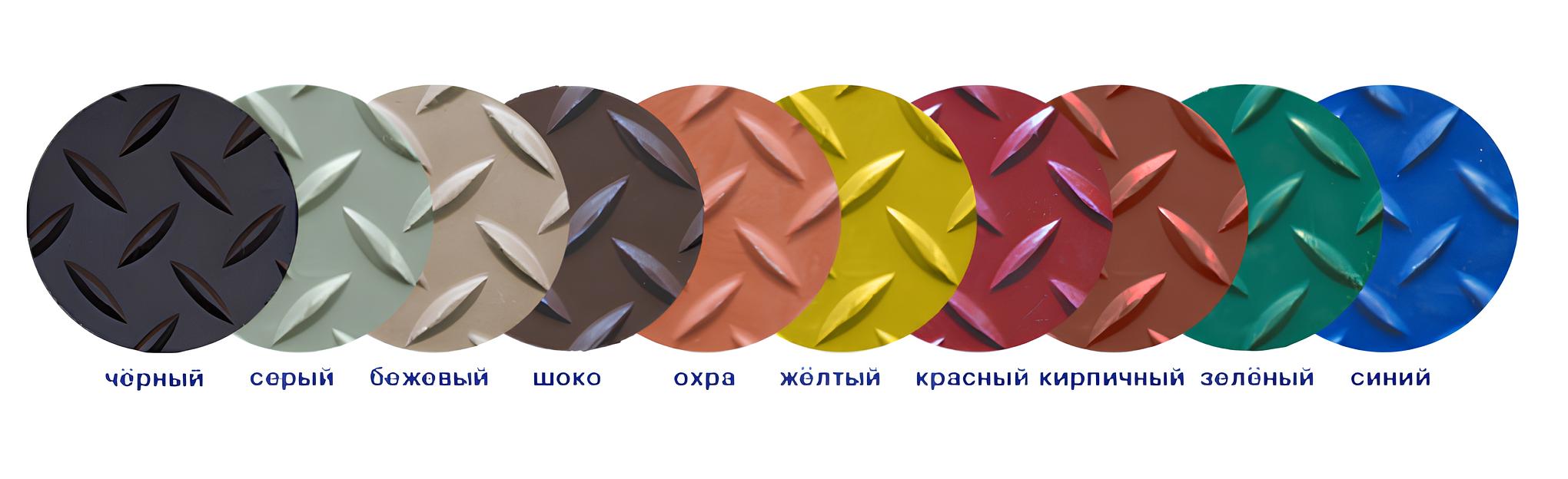 Напольное покрытие Sunstep «Ёлочное» резиновое рифленое цветное 1,5 м фото 1