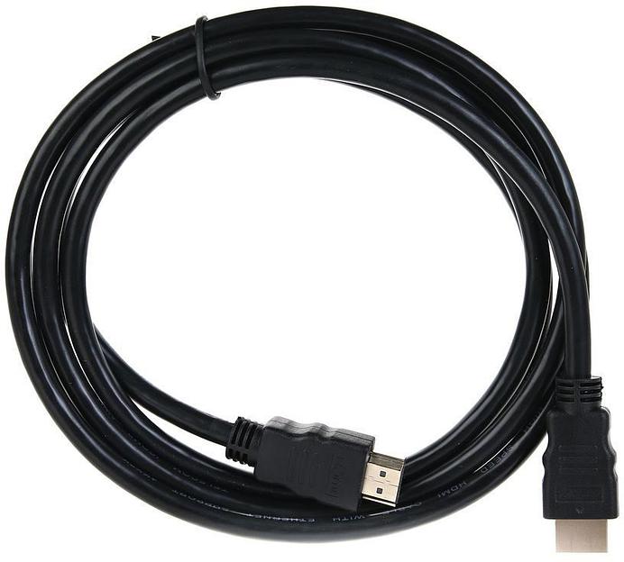 Кабель HDMI-19M --- HDMI-19M ver 2.0+3D/Ethernet,2m Telecom VCOM Telecom HDMI (m) - HDMI (m) 2м (TCG200-2M) фото 1