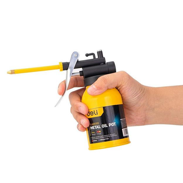 Заправочно-смазочный инструмент Deli Маслёнка стальная Deli DL468300 220мл фото 5