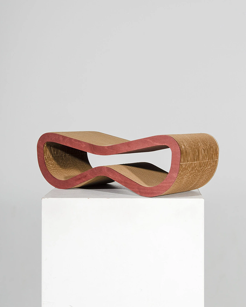 Когтеточка Слим с деревянным ободком, Махагон, опт фото 3