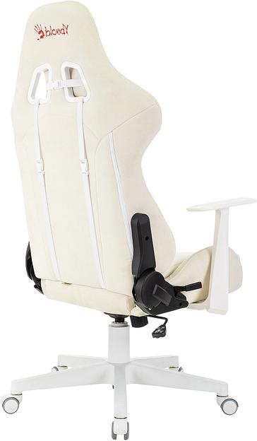 Кресло игровое A4Tech Bloody GC-570 белый сиденье белый с подголов. крестов. пластик пластик белый фото 7