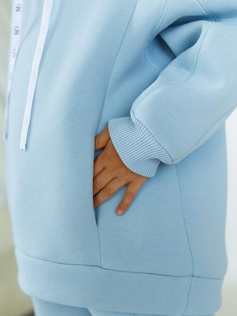 Утеплённый комплект MINI DI «Алекс» голубой однотон, арт.910/620 ОПТ фото 3