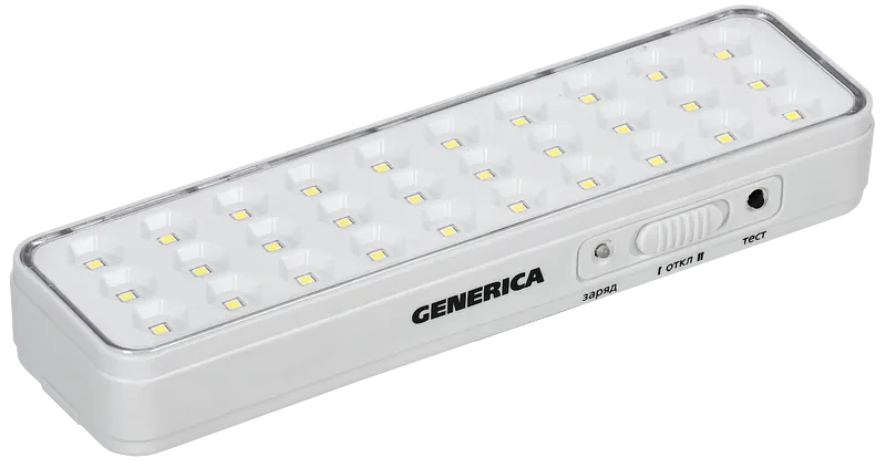Светильник аккум. ДБА 1030 непост. 30LED 5ч 3Вт GENERICA фото 1