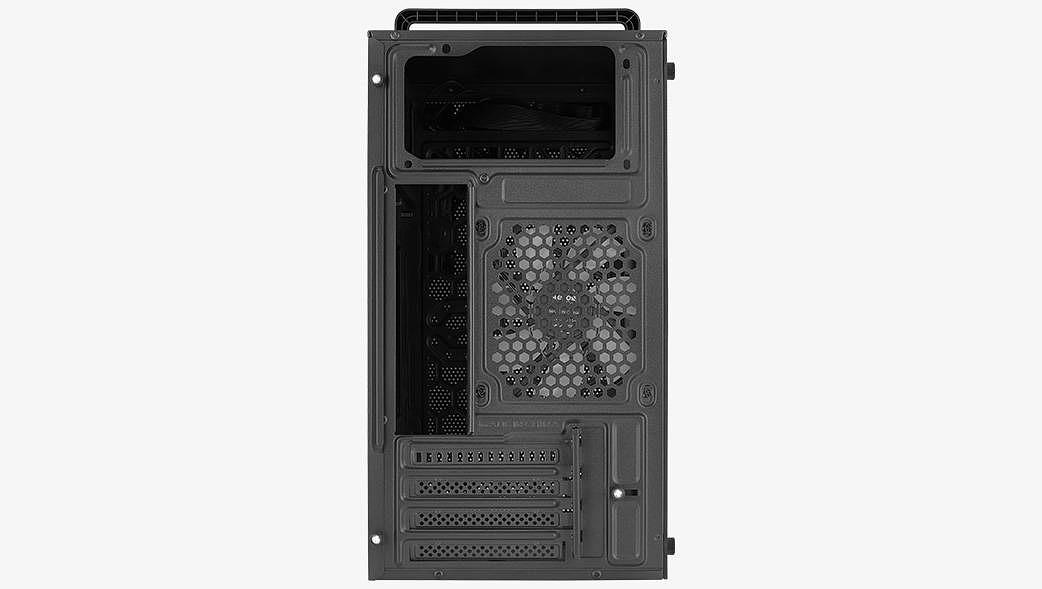 Корпус MiniTower AEROCOOL CS-109-G-BK-v1 black (4711099472376) (без блока питания) фото 3