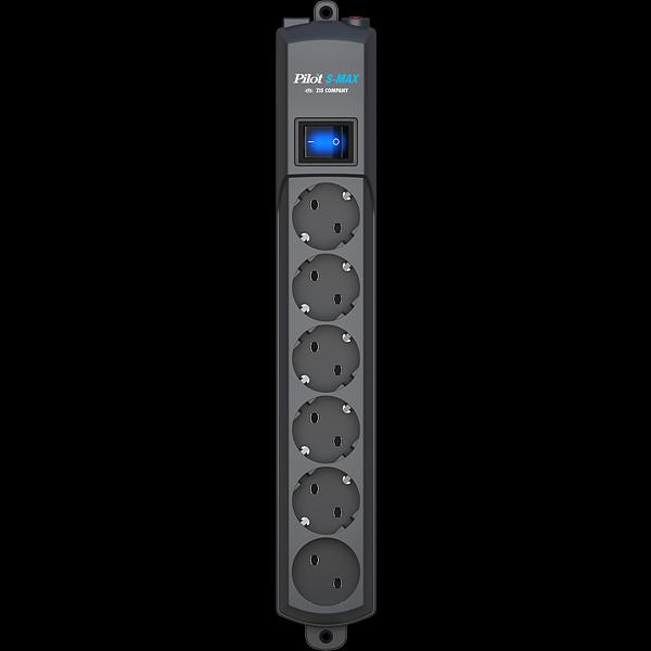 Сетевой фильтр ZIS Company PILOT S-max, 6 розеток, 3 метра (Pilot S-max 3m) фото 2
